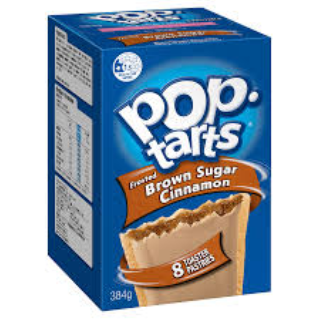KELLOGGS POP TARTS FROSTED BROWN SUGAR CIN. 384G